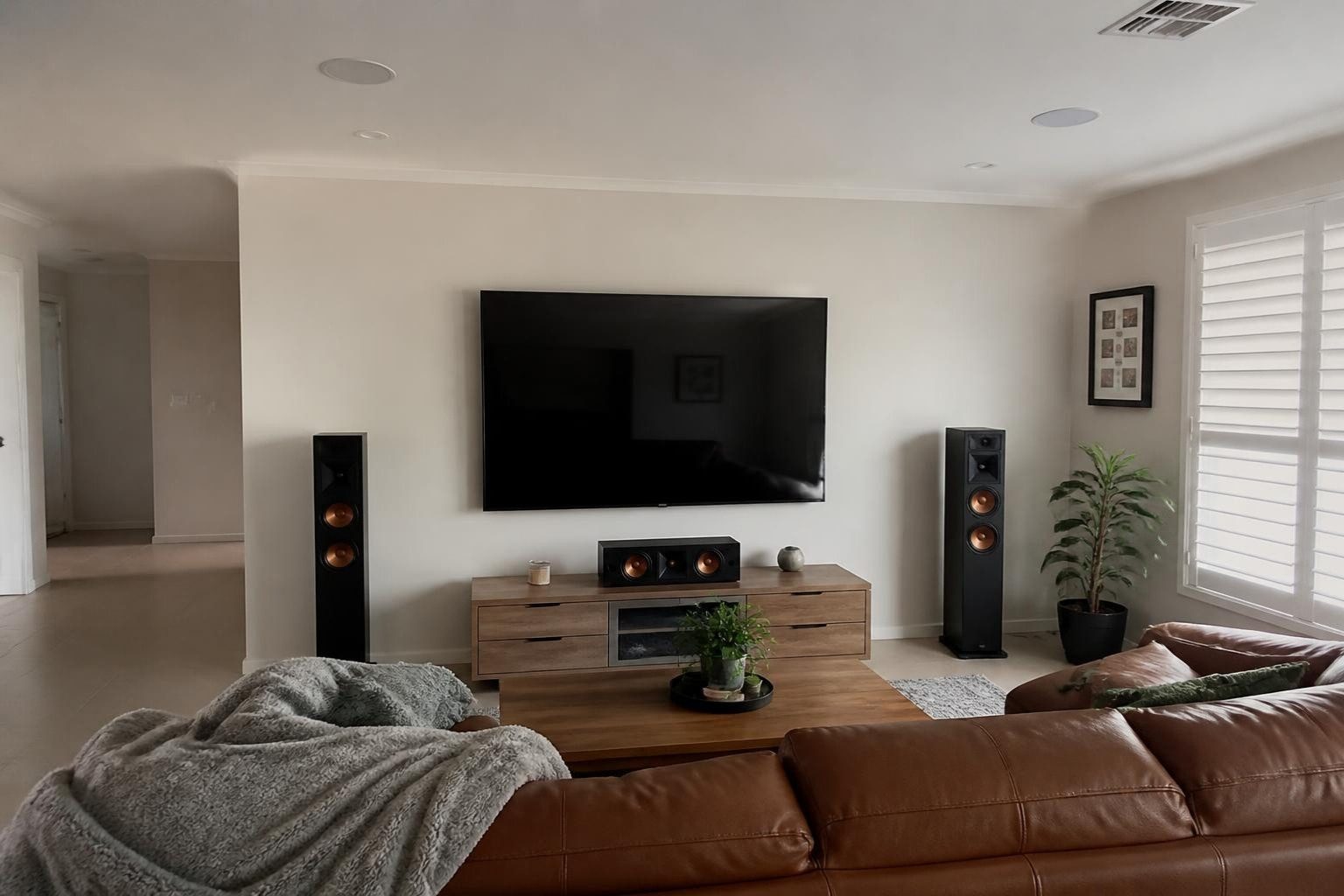 Home theatre wiring & cabling by Coast Electrical Co