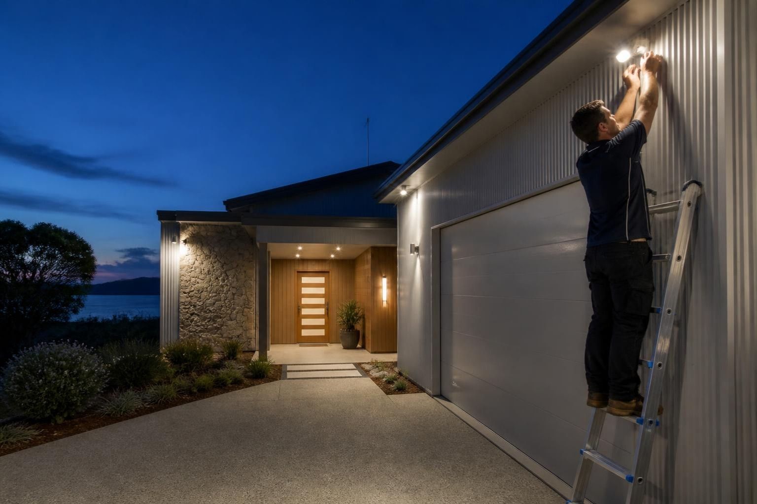 Outdoor, Flood & Security Lighting by Coast Electrical Co